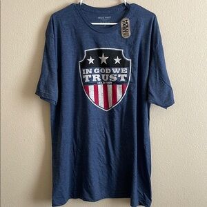 New In God we Trust Tee Size‎ 2X